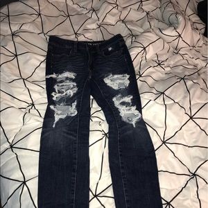 american eagle super stretch jeans